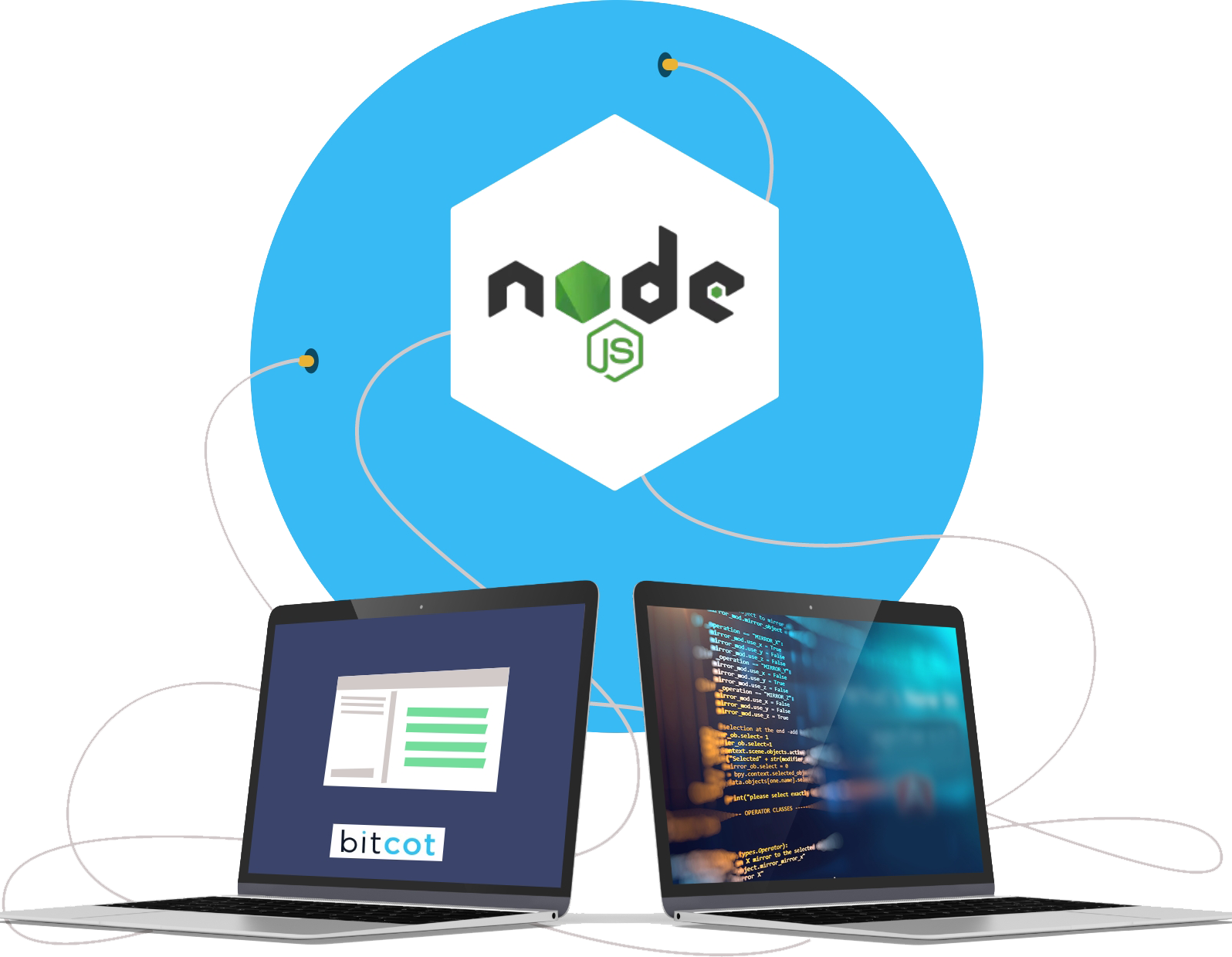 node js development company hero img